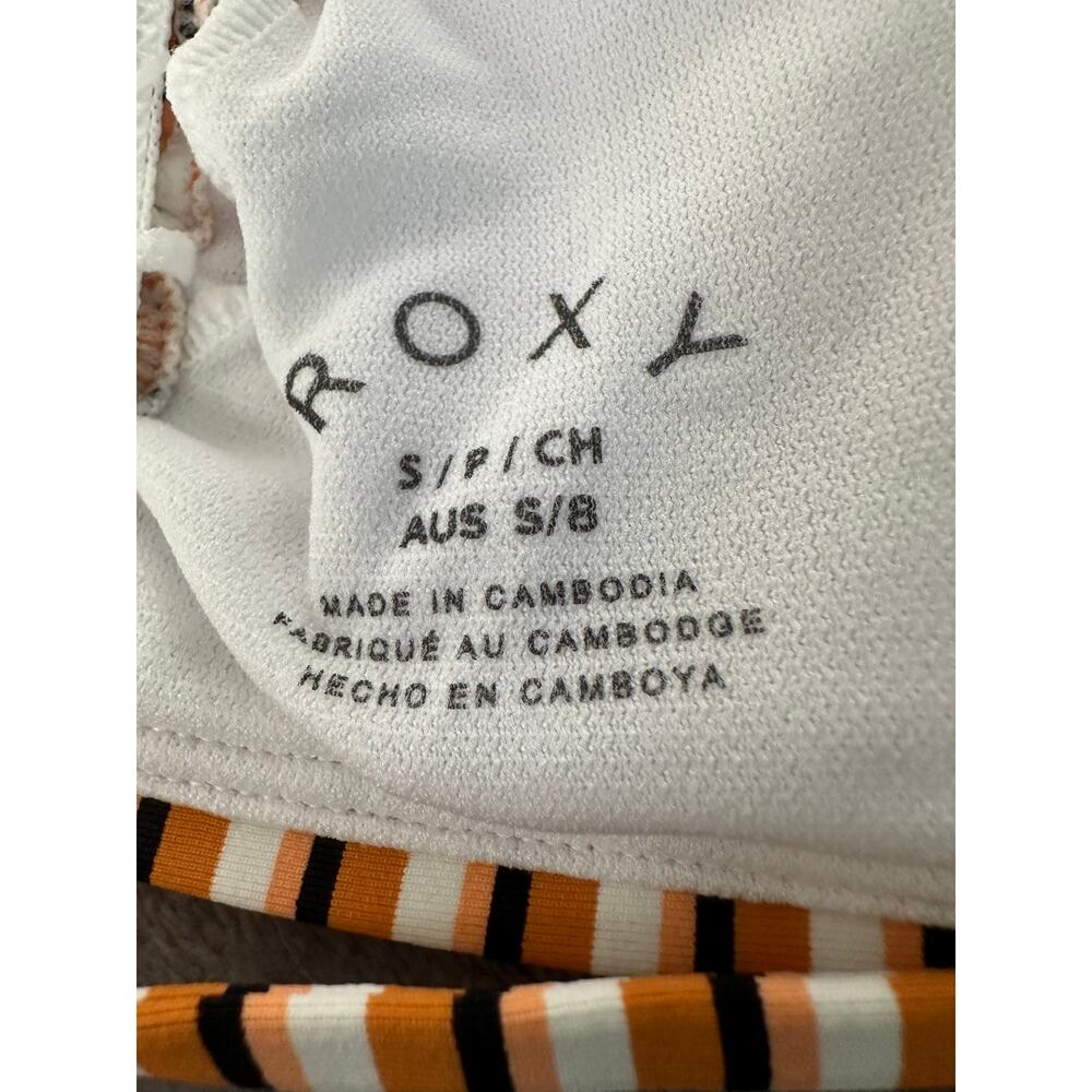 Roxy PT Beach Classics Bandeau Bra, Golden Ochre, Size Small - Picture 5 of 7